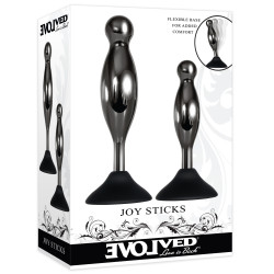 Evolved Lot de 2 Plugs en métal Joy Sticks Evolved